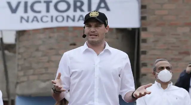 El candidato a la Presidencia de la República, George Forsyth El candidato a la Presidencia de la República, George Forsyth