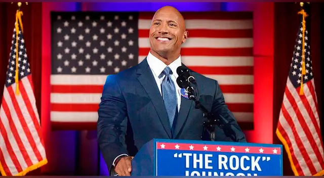 Dwayne Johnson ansia llegar a sillón presidencial de Estados Unidos.