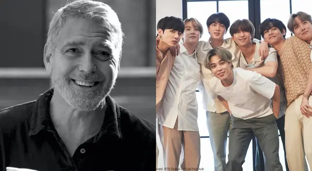 El actor George Clooney hizo una lectura dramática del éxito de BTS como parte de una celebración virtual de una conocida revista.