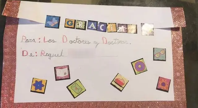 Conmovedora carta de la niña se viralizó en las redes sociales. Conmovedora carta de la niña se viralizó en las redes sociales.