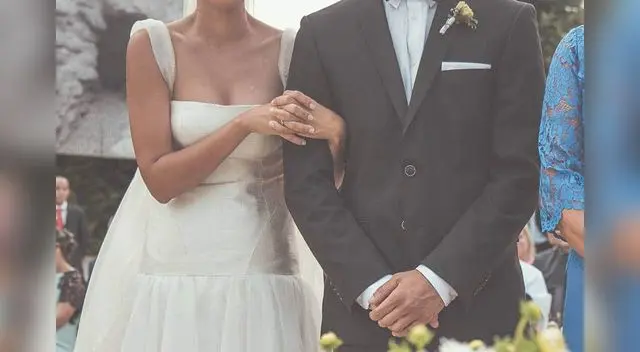 La joven novia contrajo matrimonio con un vendedor de frutas mayorista.