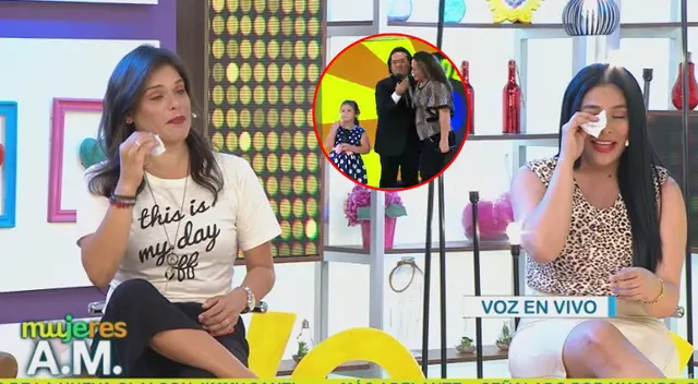 Maricarmen Marín y Giovanna Valcárcel lloraron de emoción en Mujeres al mando. Maricarmen Marín y Giovanna Valcárcel lloraron de emoción en Mujeres al mando.