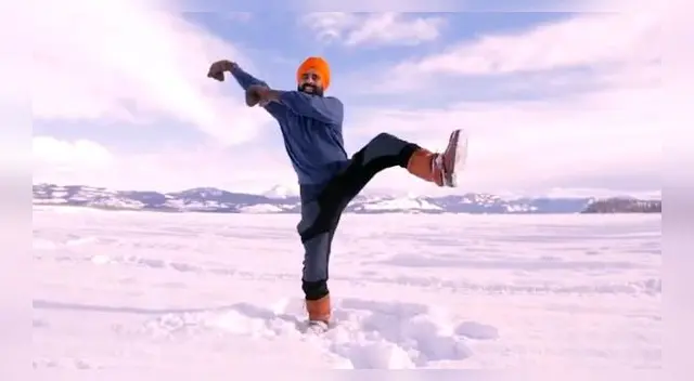 El baile viral de Gurdeep Pandher tras recibir la vacuna contra el COVID-19.