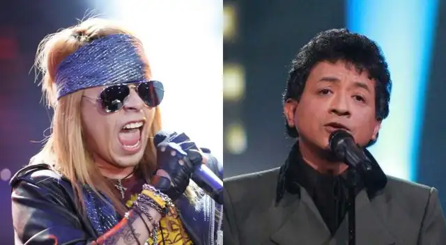 El imitador de Axl Rose recordó que el hijo de Carlos Burga trabaja en Latina y que esta sería la razón de su éxito en Yo Soy.