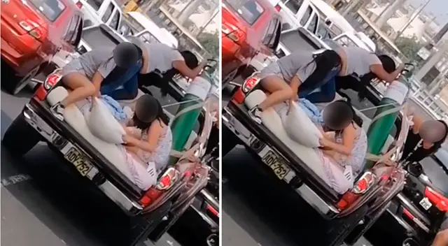 familia traslada a paciente con coronavirus en tolva de camioneta familia traslada a paciente con coronavirus en tolva de camioneta