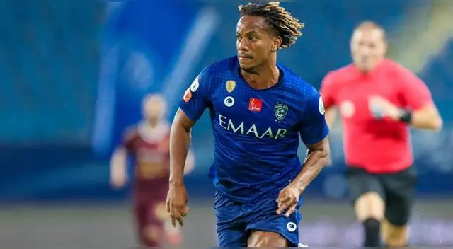 André Carrillo jugó hasta los 69 minutos en la victoria de Al Hilal.