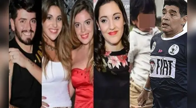 Cinco son los herederos de  Maradona.