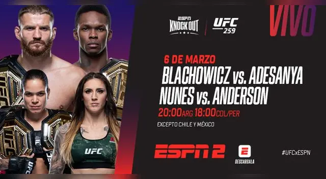 Israel Adesanya (20-0) se medirá con Blachowitz (27-8)