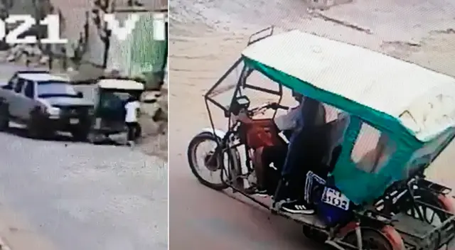 Delincuentes escapan de auto que los enviste tras robo. Delincuentes escapan de auto que los enviste tras robo.