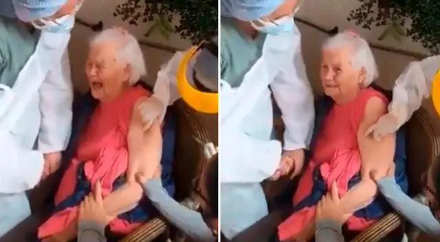 A pesar del agrio momento que vivió la adulta mayor, todo terminó en segundos.