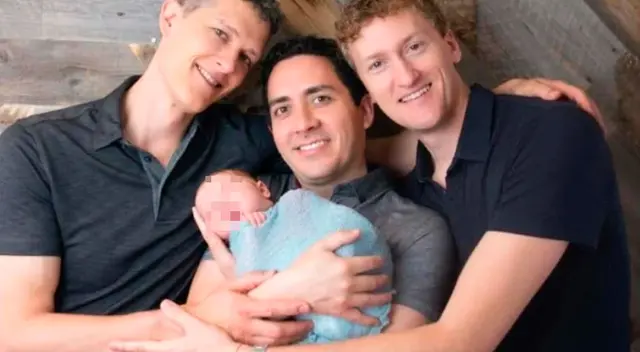 Los hombres fueron declarados padres legales de una bebé Los hombres fueron declarados padres legales de una bebé