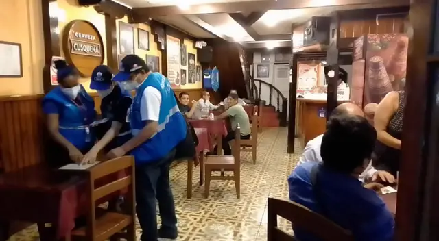 Dos locales fueron intervenidos por incumplir las medidas sanitarias impuestas por el estado ante la COVID-19
