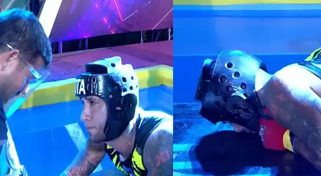 Jota Benz sufre lesión en plena compentencia de Esto es guerra. Jota Benz sufre lesión en plena compentencia de Esto es guerra.