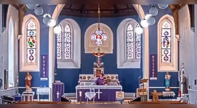 La escena causó sensación en las redes sociales.