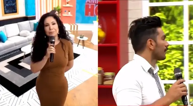 Rafael Cardozo casi se va del set de América hoy. Rafael Cardozo casi se va del set de América hoy.