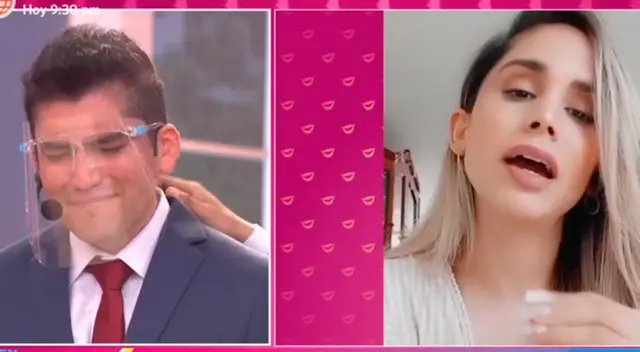 El cantante Angelo Fukuy no pudo contener el llanto al escuchar el romántico mensaje de su novia en el programa En boca de todos. El cantante Angelo Fukuy no pudo contener el llanto al escuchar el romántico mensaje de su novia en el programa En boca de todos.