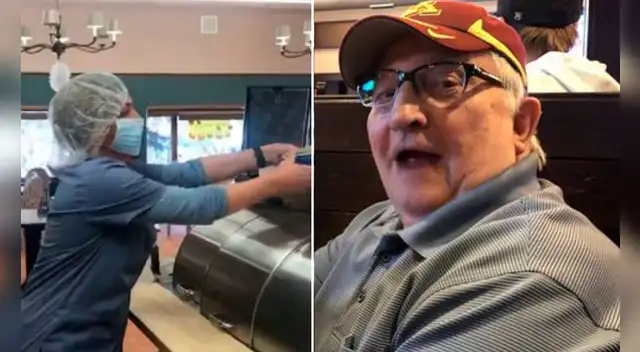 Mujer consigue empleo en un hogar de ancianos para poder estar junto a su padre durante la pandemia.