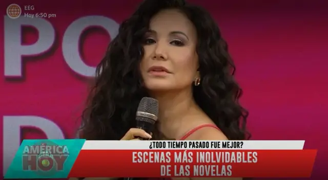 Las conductoras de América Hoy aprovecharon en recordar "Marimar", "La dueña" y otras novelas que marcaron su época.