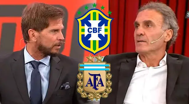 Pollo Vignolo y Ruggeri en debate por saber qué selección es mejor. Pollo Vignolo y Ruggeri en debate por saber qué selección es mejor.