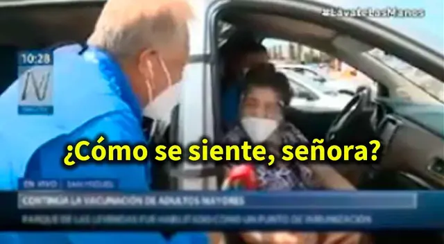 Señora tuve genial respuesta ante el reportero.