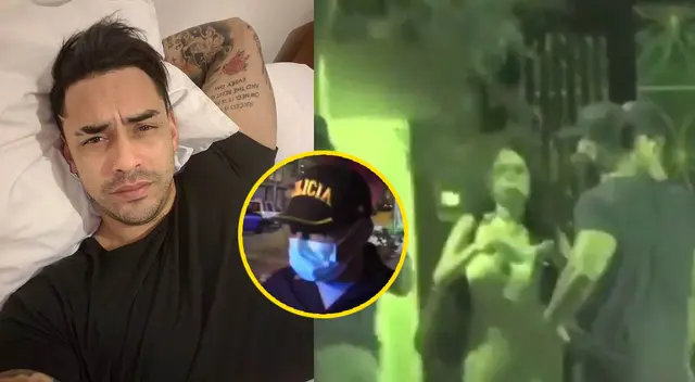 Diego Chávarri celebró su cumpleaños en pleno toque de queda.