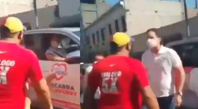 Daniel Salaverry fue insultado por extranjero.