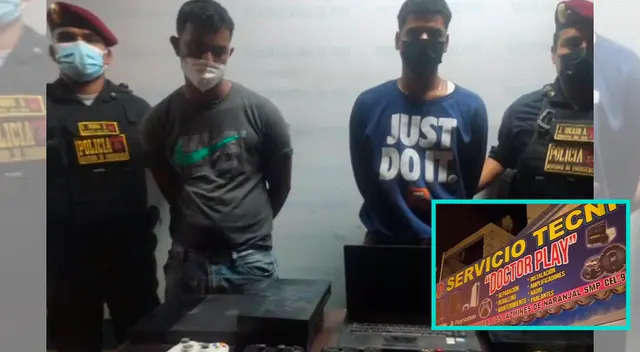 Capturan a delincuentes extranjeros en Los Olivos.