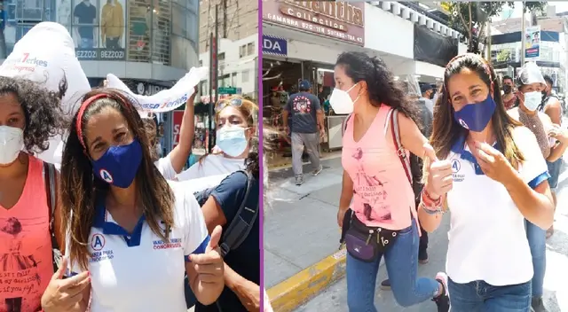 Vanessa Terkes habla sobre su candidatura al Congreso.