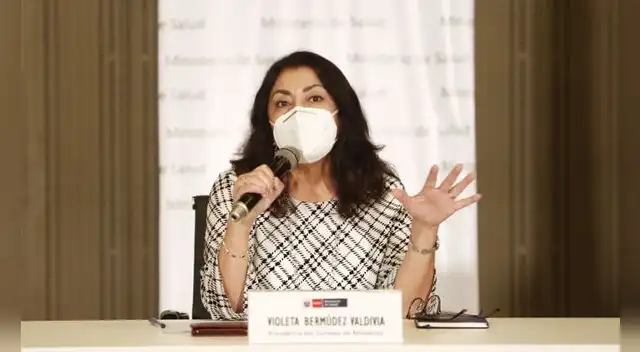 Violeta Bermúdez respondió sobre la compra de vacunas