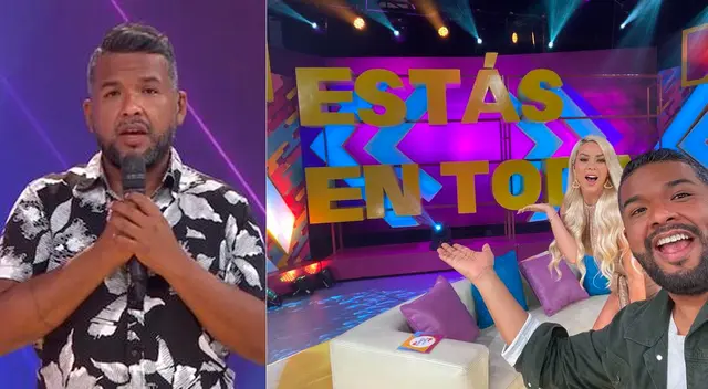 Sheyla Rojas acompañó a Choca Mandros en la conducción del programa Estás en Todas.