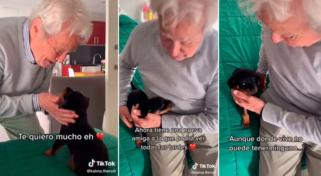 La joven contó que su abuelito no le permiten tener mascotas en su edificio.