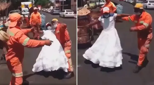 Los trabajadores mostraron sus mejores pasos a ritmo de Tiempo de Vals. Los trabajadores mostraron sus mejores pasos a ritmo de Tiempo de Vals.
