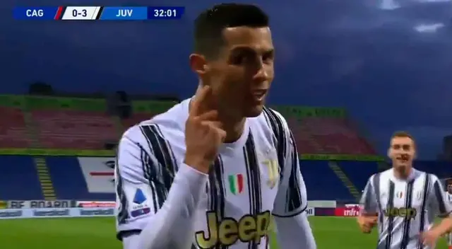 Cristiano Ronaldo marcó tres goles en media hora.