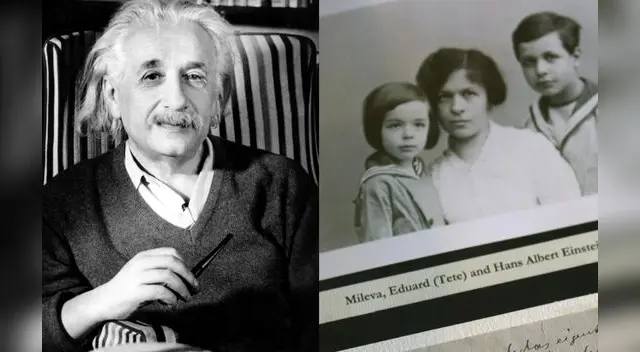 Albert Einstein y sus hijos