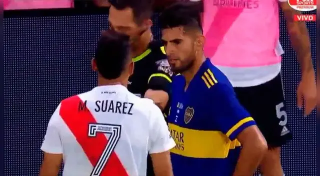 Carlos Zambrano fue expulsado en el Superclásico Boca vs. River. Carlos Zambrano fue expulsado en el Superclásico Boca vs. River.