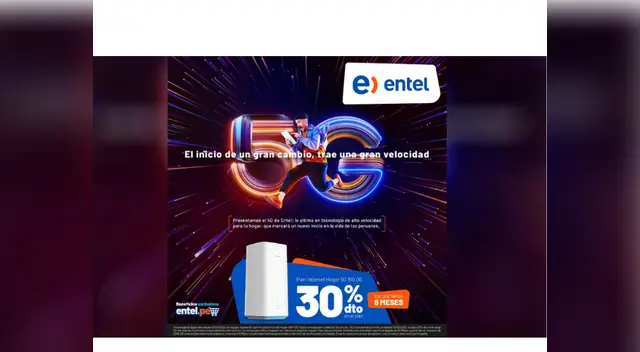 La señal 5G es la tecnología más potente de los últimos años. Foto: Entel