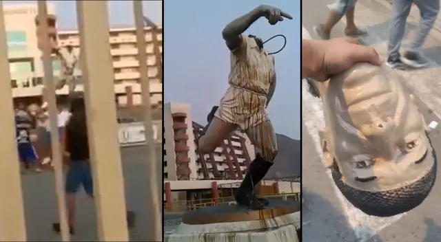 Imágenes de lo sucedido en el estadio Monumental se hizo viral en las redes sociales.