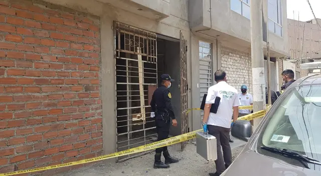 PNP y agentes de criminalística llegaron hasta el inmueble para recabar información y levantar los restos. PNP y agentes de criminalística llegaron hasta el inmueble para recabar información y levantar los restos.