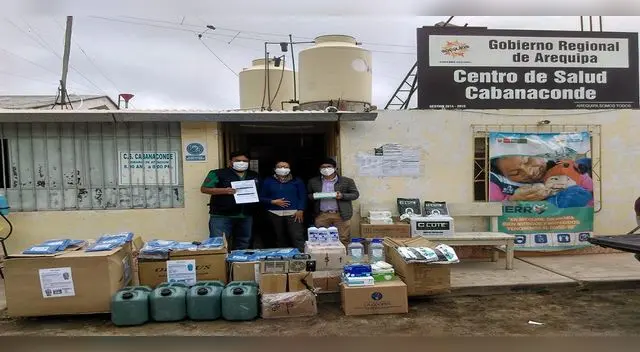 Donativo consiste en mascarillas, mandiles y otros implementos de bioseguridad