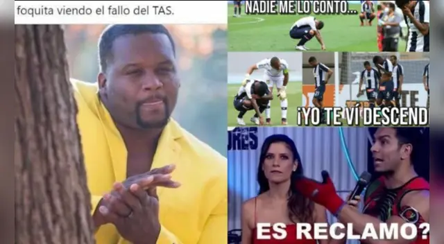 ¡Alianza Lima se queda en primera! Mira los memes que dejó el fallo final del TAS a favor de los íntimos.