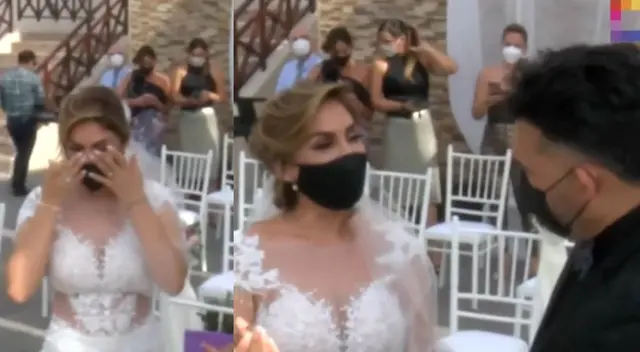 Evelyn Vela se casó con Valery Burga. Evelyn Vela se casó con Valery Burga.