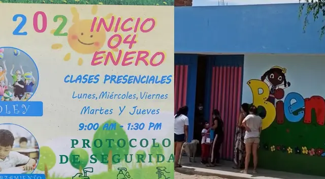 Inician clases presenciales en colegio de Pachacámac.