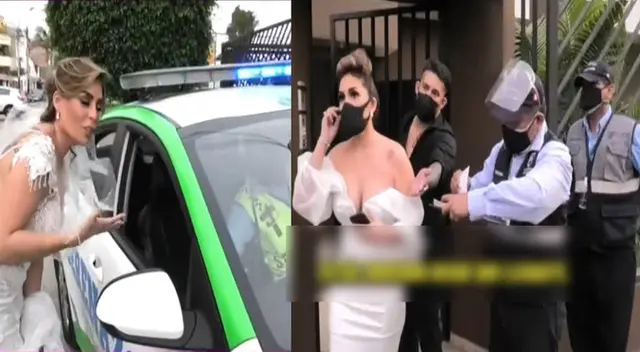 Serenazgo interviene a Evelyn Vela y su esposo tras quejas de reunión social por su boda.