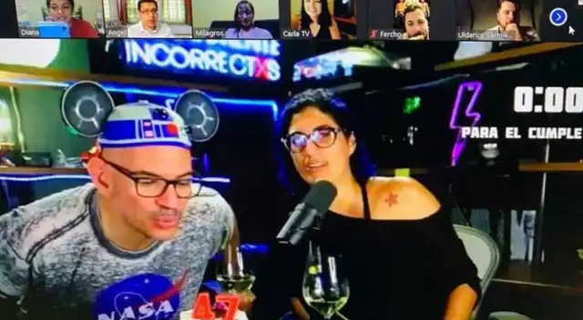 Fanáticos incluso le cantaron Feliz Cumpleaños a Ricardo Morán a través de Zoom.