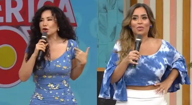 Janet Barboza se molesta con Ethel Pozo.