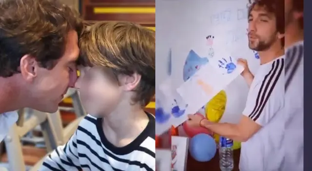 Antonio Pavón es sorprendido por su hijo y su novia. Antonio Pavón es sorprendido por su hijo y su novia.