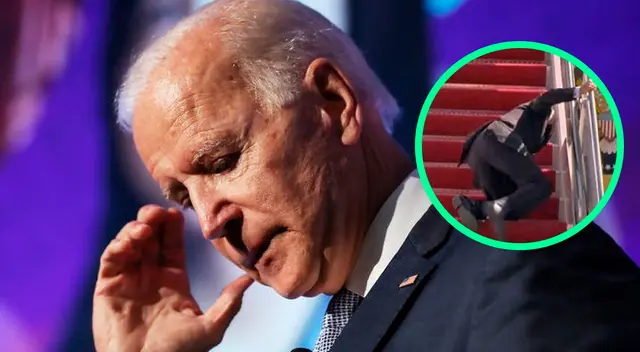 Joe Biden no solo viene perdiendo el equilibrio, también el hilo de sus palabras. Joe Biden no solo viene perdiendo el equilibrio, también el hilo de sus palabras.