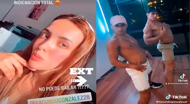 Rosángela le reclama a Facundo por bailar en Tik Tok