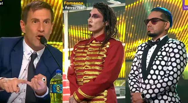 Gaona y el imitador de Marilyn Manson terminaron en zona de riesgo tras los comentarios del jurado de Yo Soy, grandes batallas, grandes famosos.