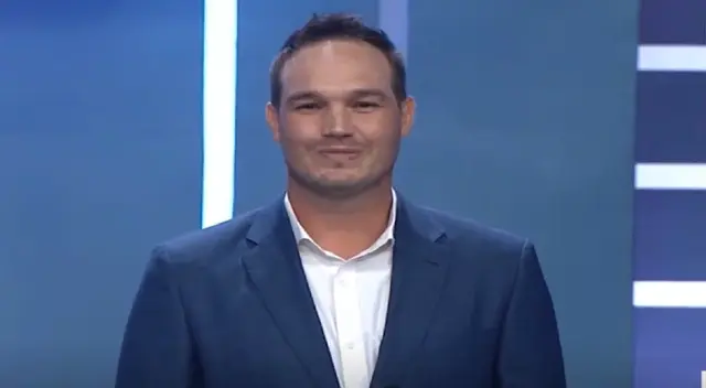 George Forsyth en el debate presidencial transmitido por América Televisión y Canal N